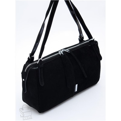 Сумка женская кожаная 91187MSS black Velina Fabbiano-Safenta