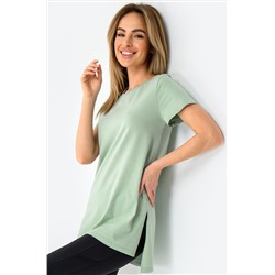 Женская удлиненная футболка с разрезами Happyfox