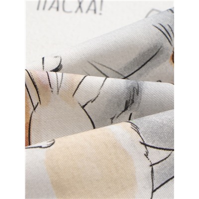 Набор «Светлая пасха»: полотенце 40×73 см, саржа 190 г/м², формочки для печенья