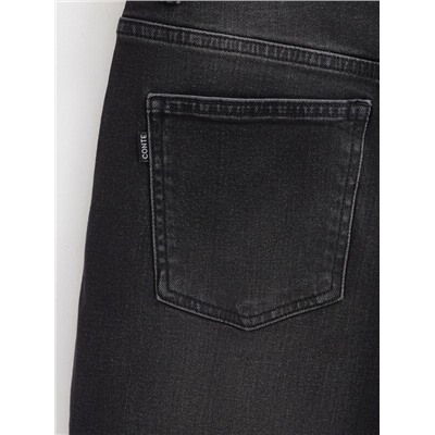 Прямой крой CONTE CON-716 Джинсы straight из eco-friendly денима с необработанным краем