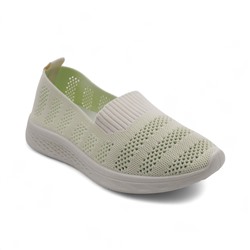 Мокасины текстильные 2252-30 зеленые