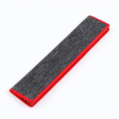 Когтеточка угловая средняя, ковролиновая с пропиткой, 57×13 см, микс цветов