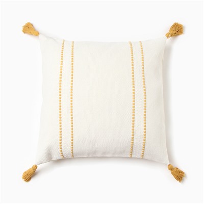 Наволочка декоративная Этель сканди 45×45 см, цвет жёлтый, хлопок