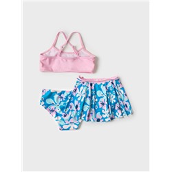 Комплект трикотажный для девочек: купальный костюм, юбка