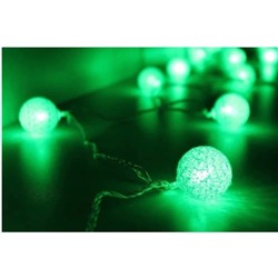 Гирлянда новогодняя электрическая из 20 шариков