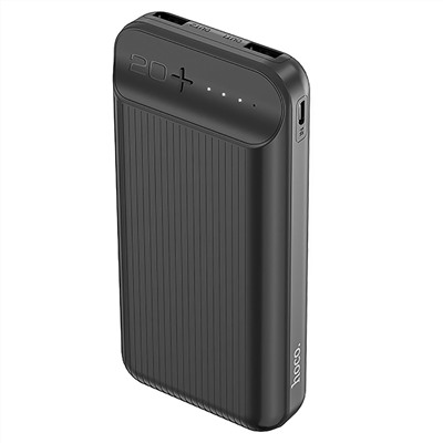 Внешний аккумулятор Hoco J52A (пов.уп) 20 000mAh Micro/USB*2 (black)