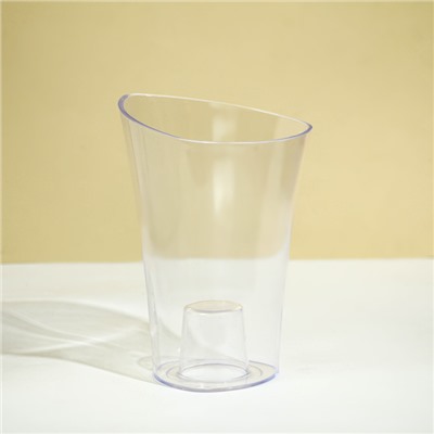 Горшок для орхидей, 1.3 л, 13.6×14.1×20 см, пластиковый, прозрачный