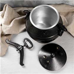 Афганский казан, 10 л, алюминий, чёрный