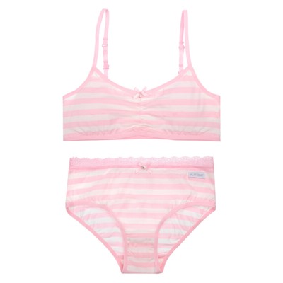 Комплект трикотажный для девочек: топ, трусы