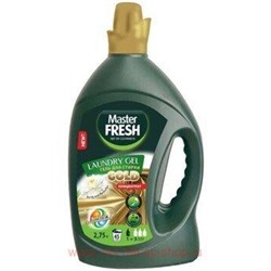 MASTER FRESH Гель для стирки концентрат Gold 45 стирок Формула защиты тканей 2,75 л