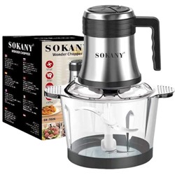 7026 Измельчитель кухонный 7026  (3л 800Вт )  SOKANY (х10)  - АКЦИЯ