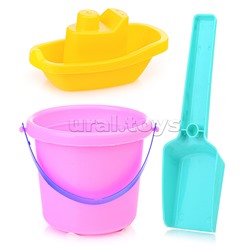 Набор с корабликом "Средний" (ведерко + совок)