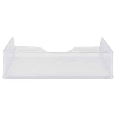 Лоток для бумаг горизонтальный ДЕЛЬТА прозрачный ЛТГ-30463 Стамм