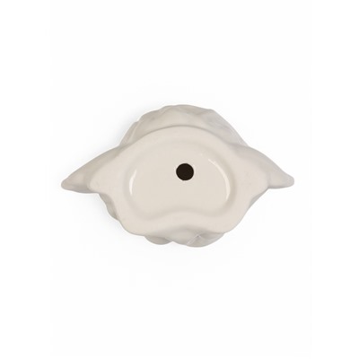 Горшок для цветов «Ангел», 290 мл, 13×8×9 см, керамика, белый