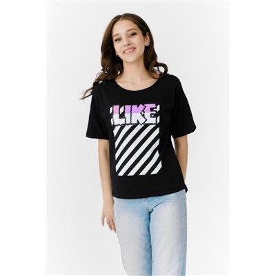 Футболка 8082 (Черный)