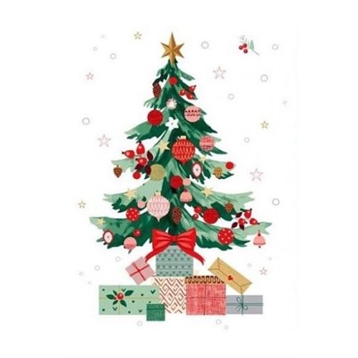 Набор 3 полотенца "Новогодние гномики", вафля