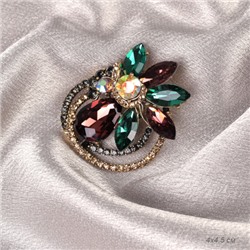 Брошь Цветок 4,5 см / 0609 /уп 24/