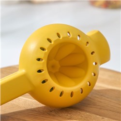 Соковыжималка ручная Доляна Juicer, жёлтая, зелёная