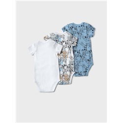 Боди детское трикотажное для мальчиков, 3 шт в комплекте