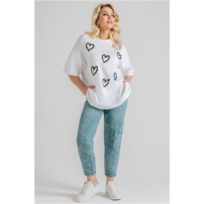 Брюки женские  102/25/Бирюзовый варёнка