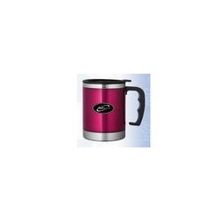 Кружка 400мл нжс с крыш., прямая, цвет пласт. микс