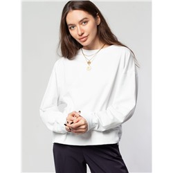 Свитшот из тонкого футера с эластаном