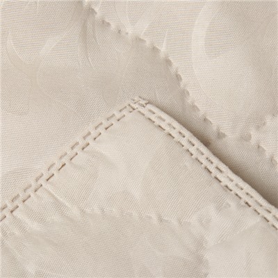 Покрывало 1.5-спальное, 140×215 см, слоновая кость, синтепон 100 г/м, микрофибра 80 г/м
