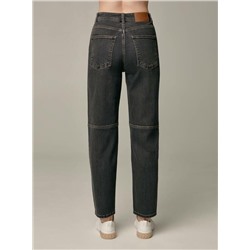 Mom Fit CONTE CON-591 Джинсы mom с высокой посадкой и горизонтальными швами