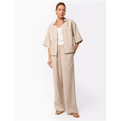 Блузка из плотного лиоцелла