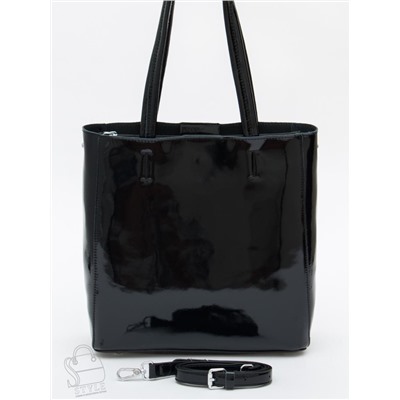 Сумка женская кожаная 5570-3P black Polina&Eiterou в Новосибирске