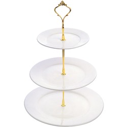60031 Конфетница 3ярус 15-20-25см фарфор LR (х8)