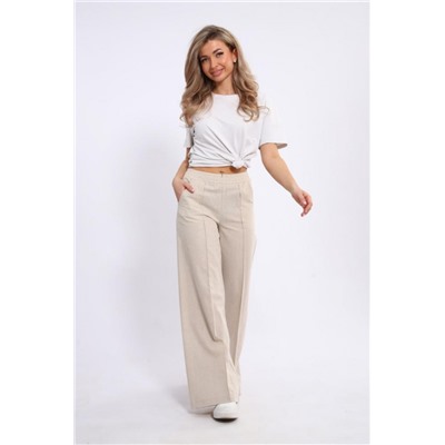 Брюки палаццо 20685 (Светло-бежевый)
