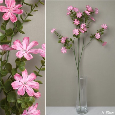 Цветок искусственный 85 см / ZHQ-42 /уп 100/розовый