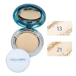 Пудра для лица Enough Collagen Premium Hydro Two Way Cake (камушки)