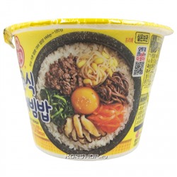 Готовый рис с острым соусом, овощами и мясом бибимбап Оттоги/Ottogi, Корея, 269 г. Срок до 23.07.2024.Распродажа