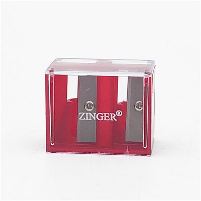 Zinger Точилка для косметических карандашей двойная / Classic SH-21
