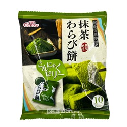 Желе Конняку порционное со вкусом зеленого чая Yukiguni Aguri, Япония, 160 г Акция