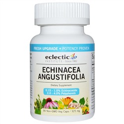 Eclectic Institute, Echinacea Angustifolia, 325 mg, 90 Non-GMO Veg Caps