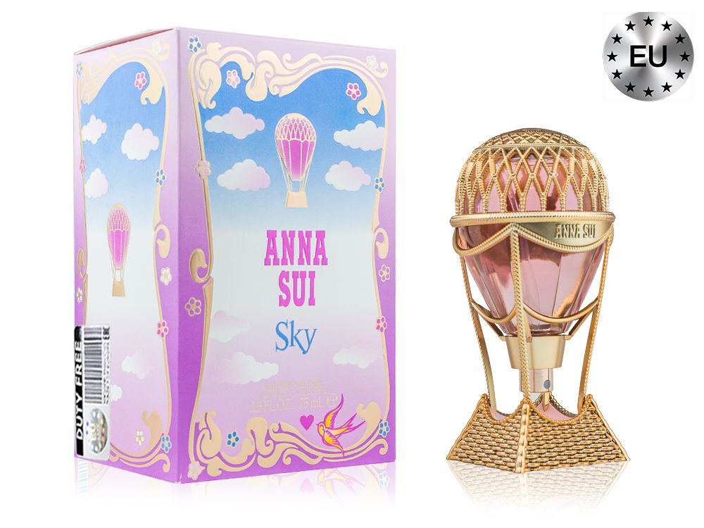 Anna туалетная вода. Туалетная вода Anna sui Sky. Anna sui Sky EDT (W) 75ml. Anna sui Sky 30 ml. Евро Anna sui "Sky Eau de Toilette" 75 ml.