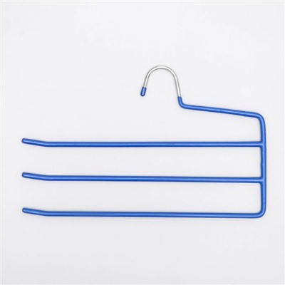 Плечики - вешалки для одежды многоуровневые Доляна, 35×25 см, антискользящее покрытие, цвет МИКС