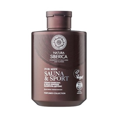 NATURA SIBERICA Шампунь-детокс для всех типов волос Sauna & Sport for Men 300 мл