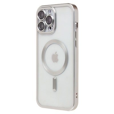 Чехол-накладка - SM027 SafeMag для "Apple iPhone 13 Pro Max" (silver) (232367)