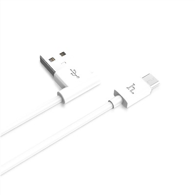 Кабель USB - micro USB Hoco UPM10  120см 2,1A  (white)