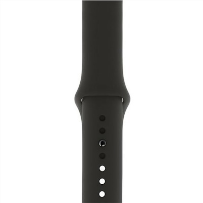 Ремешок - ApW Sport Band Apple Watch 38/40/41 mm силикон на кнопке (L) (black)