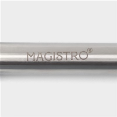 Ложка для формирования митболов Magistro Solid, 23×6,5 см, цвет хромированный
