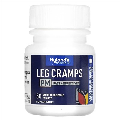 Leg Cramps PM, 50 быстрорастворимых таблеток