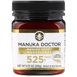 Manuka Doctor, Монофлерный мед манука, MGO 525+, 250 г (8,75 унции)