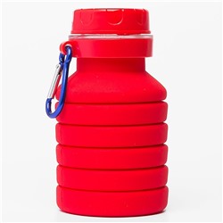 Бутылка для воды - BL-002 (red), 400 мл, складная (повр. уп.) (red)