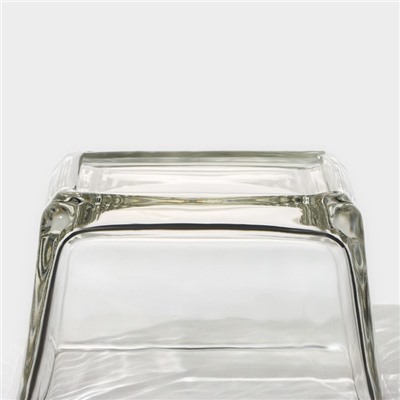 Менажница стеклянная Magistro «Званый прием», 2 секции, 250 мл, 22,5×10,3×6 см