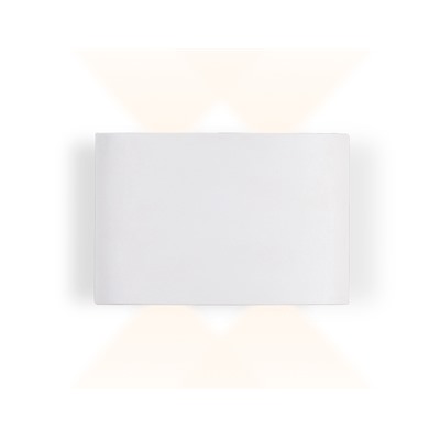 Настенный светодиодный светильник FW142 WH/S белый/песок LED 3000K 4W 120*80*40